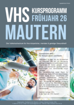  VHS Kursprogramm Frühjahr 2026